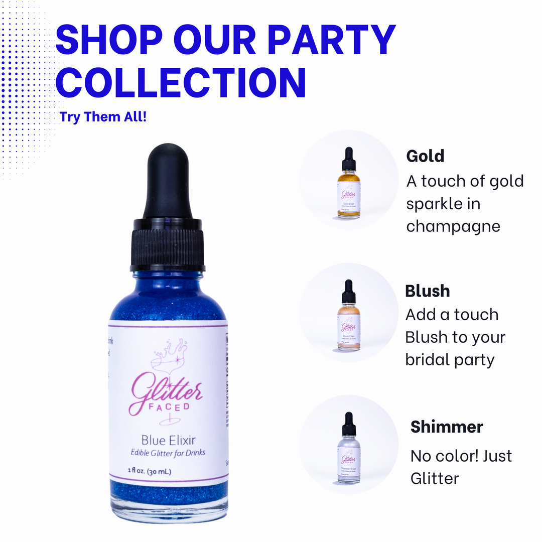 Blue - Edible Glitter For Drinks