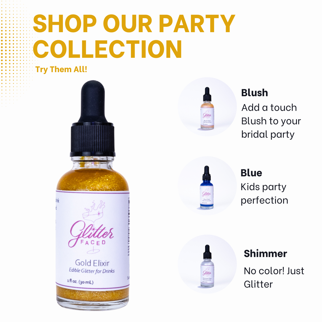 Gold - Edible Glitter For Drinks